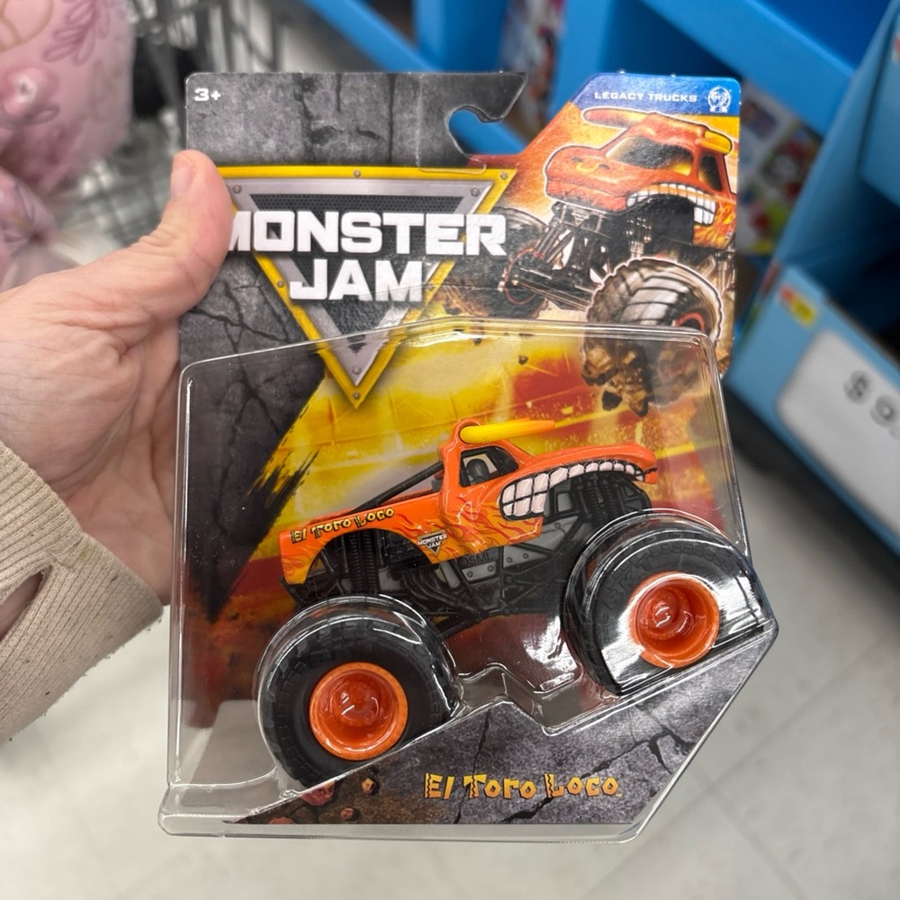 Monster Jam El Toro Loco Orange Monster Truck Toy